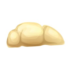 Seed durian icon, cartoon style