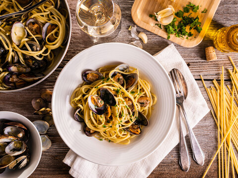 linguine with clams