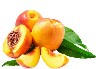 Fototapeta na wymiar fruits of nectarine
