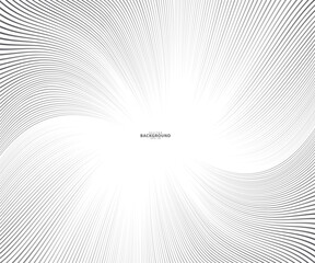 Fototapeta premium Abstract background, vector template for your ideas, monochromatic lines texture, waved lines texture