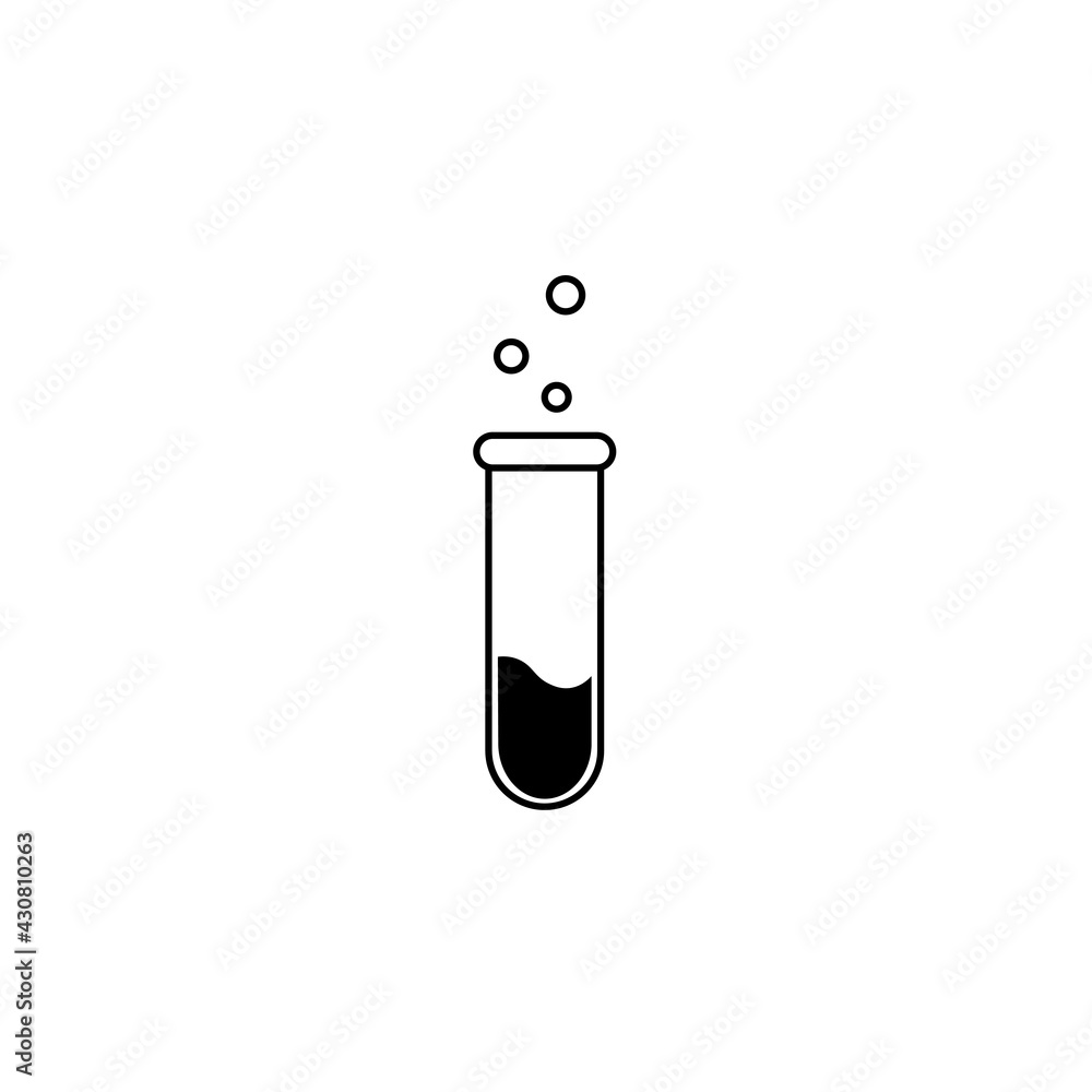 Poster lab outline vector icon. thin line black lab icon, flat vector simple element illustration from edit