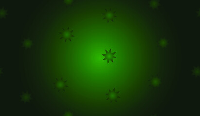 Green vector layout with stars or sparks