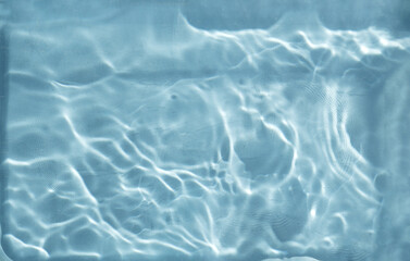 Blue backdrop of water and free space for your decoration 