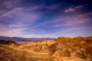 Fototapeta premium Zabriskie point, death valley, california, usa