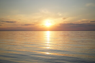 Obraz premium Sunset on the sea