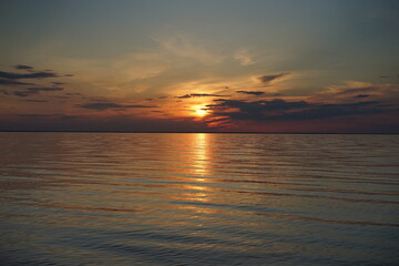 Fototapeta premium Sunset on the sea