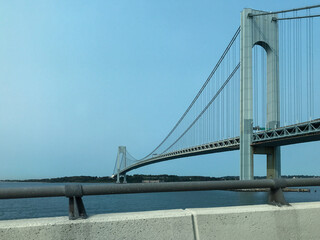 The longest suspension bridge in the U.S., the Verrazzano-Narrows Bridge crosses New York Harbor and connects Brooklyn and Staten Island.