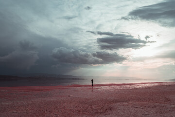 Maharlu Lake south of