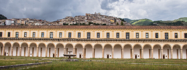 Big Cloister in the Certosa di San Lorenzo