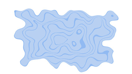 Liquid design element, deformed rectangular block for text.