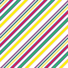 Obraz premium Rainbow Stripe seamless pattern background in diagonal style