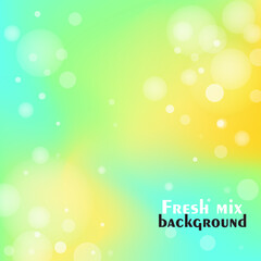 Fresh smooth colorful transitions and air dots background. Modern screen blurred gradient mesh banner template. Abstract soft colored pattern vector illustration