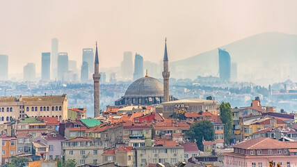 Obraz premium Istanbul city in the evening