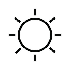 weather forecast icon. with a simple and editable design.