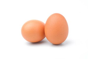 chicken egg isolated on white background