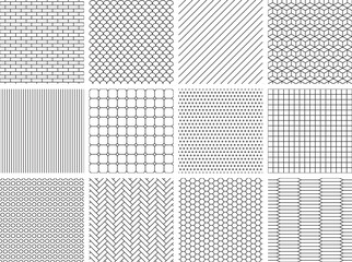 A collection of geometric patterns