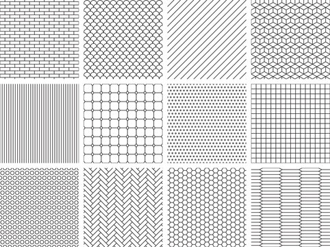 A collection of geometric patterns