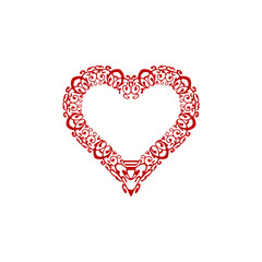 love logo icon design vector