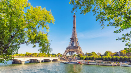 Fototapeta na wymiar Eiffel tower in Paris 