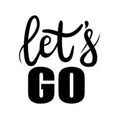 Vintage hand lettering print of Travel on white background.