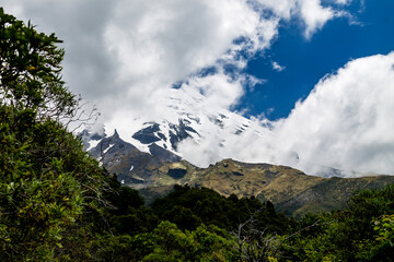 Views of Mount Taranaki,  Egmont National Park, Taranaki, New Zealand