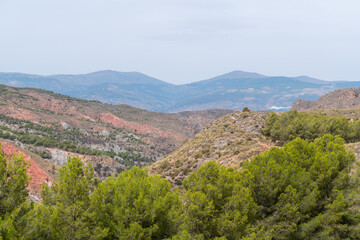 mountainous landscape in the south of Spain