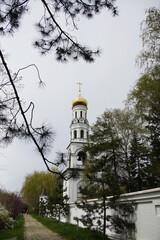 white chapel of an orthodox church