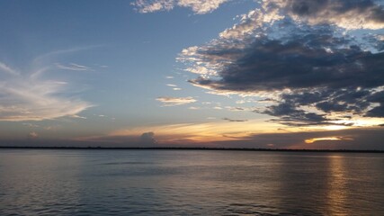 Fototapeta premium sunset over the sea