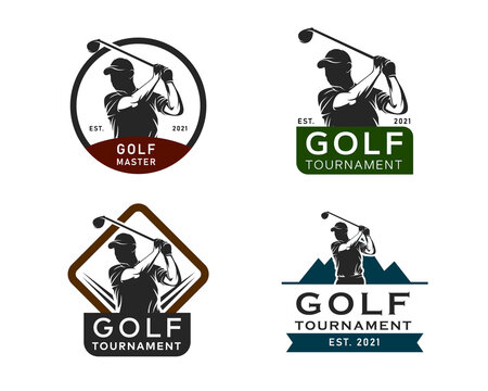 Golf Sport Logo Design Template