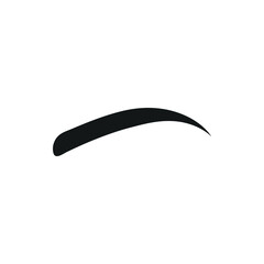 eyebrow logo icon design template vector