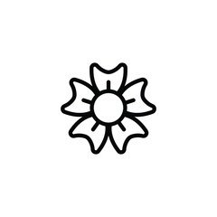 flower icon design template vector