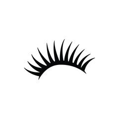 eyelashes logo  icon design template