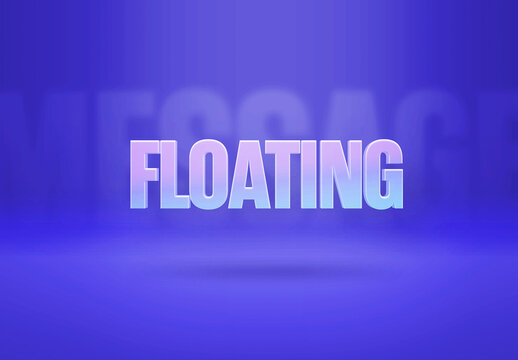 Floating Text Effect