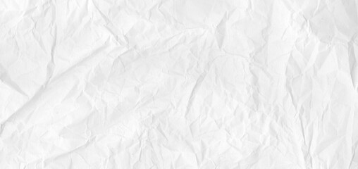 Fototapeta premium Old crumpled paper texture background. Horizontal banner