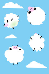 ひつじたち舞う