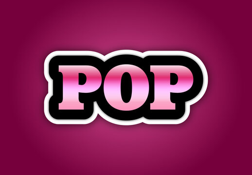 Button Style Text Effect