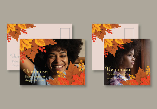 Autumn Foliage Postard Set