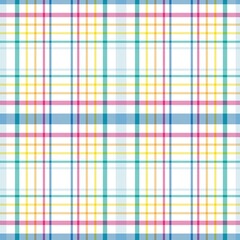 Colourful Plaid textured Seamless Pattern