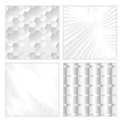 four backgrounds abstracts