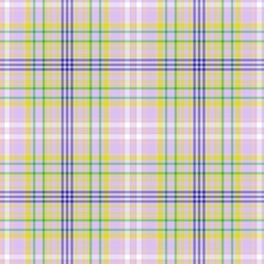 Colourful Plaid textured Seamless Pattern