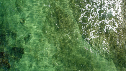 hawaii drone water and beach