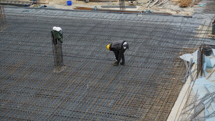 Baustelle, Construction Site, Bau, Building Site, Arbeiter, Worker, Man, Kollege, Mann, Neubau,...