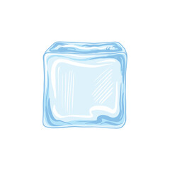 Water ice cube icon vector illustration graphic design