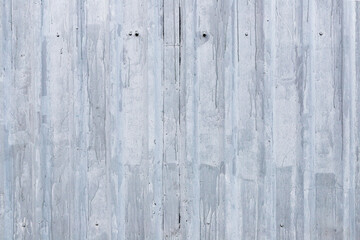 Gray metal corrugated background painted very poorly