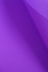 Abstract monochrome background. Violet purple color paper in geometric shapes