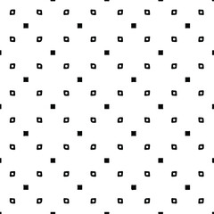 Geometric vector pattern with triangular elements. Seamless abstract ornament for wallpapers and backgrounds. Black and white colors. 