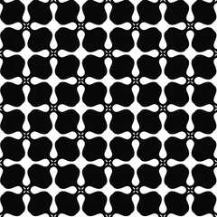  Seamless abstract ornament for wallpapers and backgrounds. Black and white colors. 