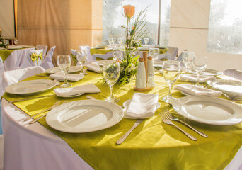 canapes cocktail food and tables decoration