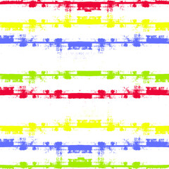 Colorful vector brush srokes texture. Distressed uneven background made of lines of different colors. Abstract distressed vector illustration. Overlay for interesting effect and depth. EPS10