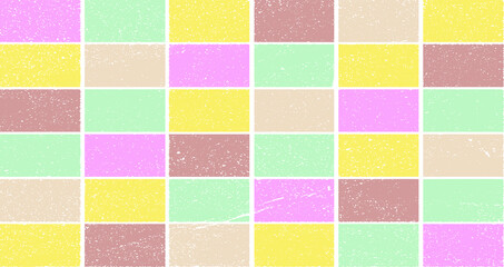 Irregular texture composed of mulricolored geometric elements. Colorful pattern. For use as background, wallpaper, prints, packaging paper and textiles. Abstract vector illustration. EPS10
